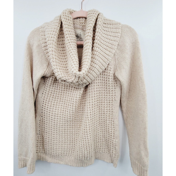 Anthropologie Angel of the North Cowlneck Sweater - size large - Picture 1 of 5
